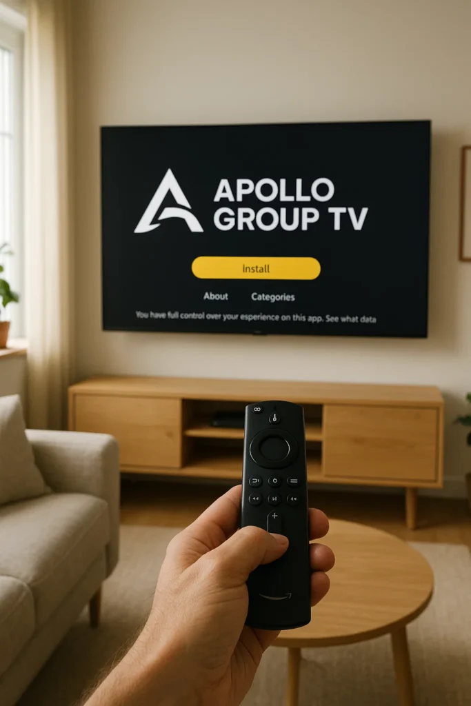 install Apollo Group TV on Firestick