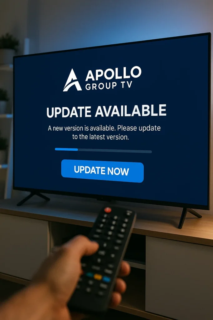 update Apollo Group TV